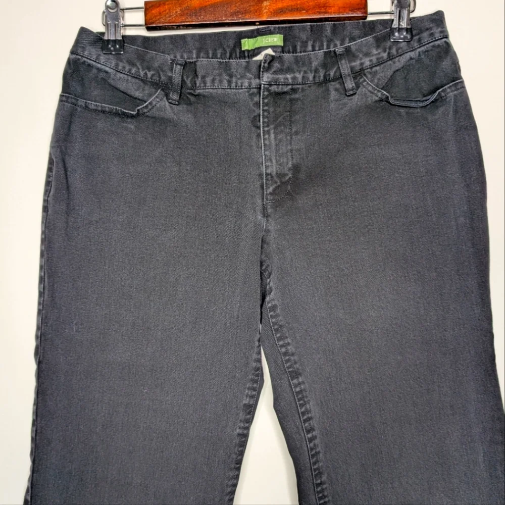 J. Crew Women's Black Casual Straight Leg Jeans Size 8